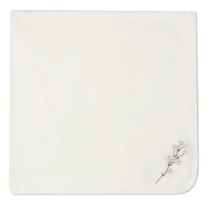 Baby Girls "Lilacs Are The Sweetest Bloom" Cotton / Rayon Blanket